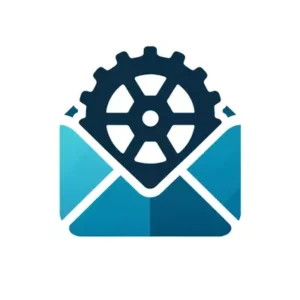 Icône d'une enveloppe d'où sort un pignon de vélo